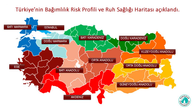 Trkiyenin Bamllk Risk Profili ve Ruh Sal Haritas akland.